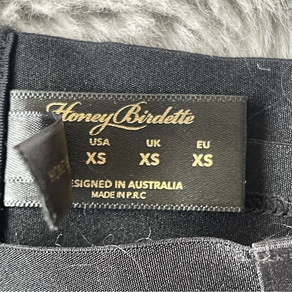 HONEY BIRDETTE MISS K Black and Rose Gold Suspender Garter Belt XS - Picture 13 of 16